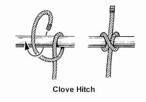 clove-hitch2 how to tie a clove hitch
